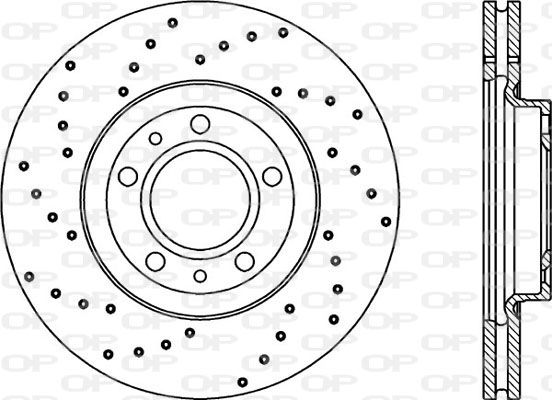 OPEN PARTS Тормозной диск BDRS2158.25